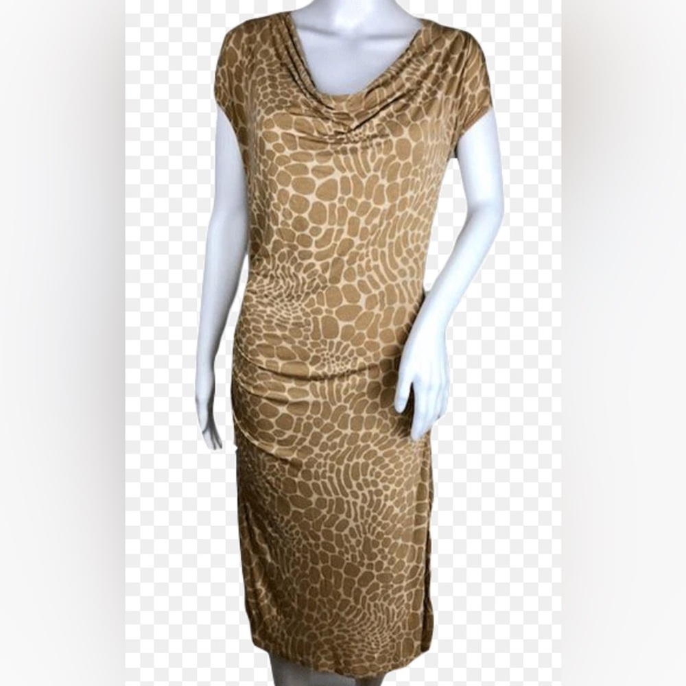 NWT MICHAEL Michael Kors ruched Midi Dress Size Medium $99.50